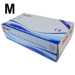 Ръкавици нитрилни сини размер M оп100