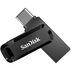 Памет USB 3.2/Type-C 64GB SanDisk Ultra Dual Drive Go черен