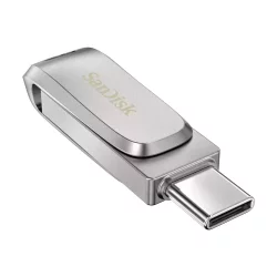 SanDisk USB 3.1 Gen 1/Type-C Ultra Dual Drive Luxe 1TB Silver