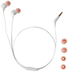 Earphones JBL T110, White