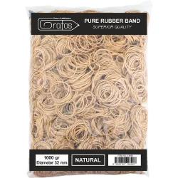 Rubber band natural caoutchouc 32 mm/1kg