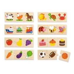 Viga Toys Wooden Montessori puzzle Sort by attribute, 18+ months