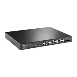 28-портов гигабитен L2 управляем комутатор TP-Link JetStream TL-SG3428MP PoE+ с 4 SFP слота