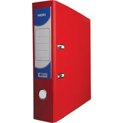 Lever arch file Noki PP edg.A4 8cm red