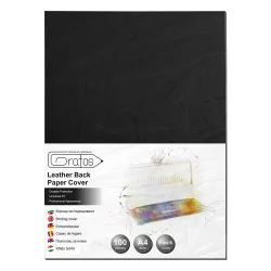Binding cover back A4 black 100pcs
