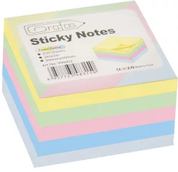 Stick notes  50/50 pastel 250 sheets