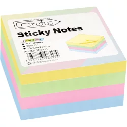Sticky notes  75/75 mix pastel 400sheets
