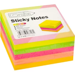 Sticky notes  75/75 mix neon 400 sheets