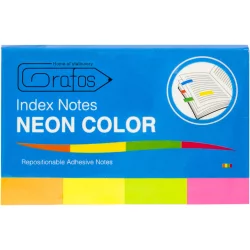 Index notes 20/50 mm 4X50 neon 4 colours