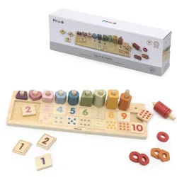 Viga Toys Wooden string sorter Montessori, 3+ years
