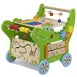 Viga Toys Wooden walker 12 activities, 1+ years
