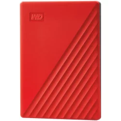 Външен твърд диск WD My Passport HDD 2TB червен