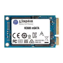 Твърд диск Kingston SSD KC600, 1TB, mSATA