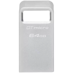 Памет USB 3.2 64GB Kingston DataTraveler Micro сребрист