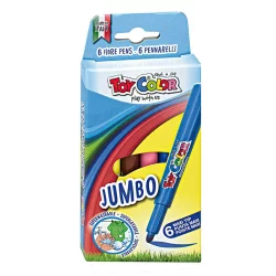 Флумастери Toy Color Jumbo 6 цвята