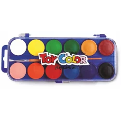 Бои акварелни Toy Color ф30 12 цвята