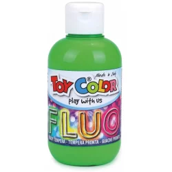 Tempera paint Toy Color Fluo green