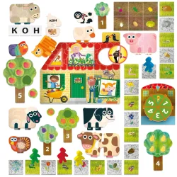 Монтесори игра Headu Фермата, 3–6 години