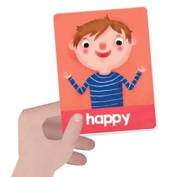 Headu Montessori flash cards Emotions and actions, 1–4 years