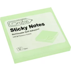 Sticky notes 75/75 green pastel 100sh