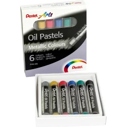 Oil pastels Pentel Arts Metallic 6 color