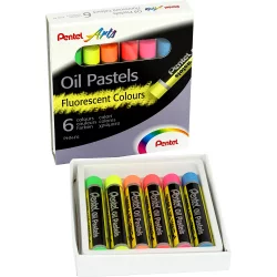 Pentel Arts Fluorescent Oil Pastels