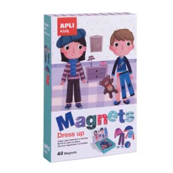 Apli kids Magnetic didactic game Dress me up stylishly