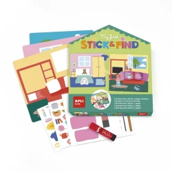 APLI Kids Creative sticker set My Home, 3+ years