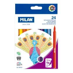 Milan Fine Fibrepens 06F24 24 colors