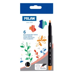 Milan Textile Felt tip pens 12 colors