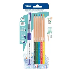MILAN Watercolor Pencils 5 with brush