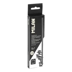 MILAN 7800 Drawing charcoal 3-5mm, 5pcs