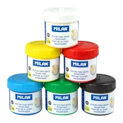 Milan Finger paint 6 basic colors