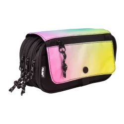 Milan Sunset 4-zip Pencil case empty blk