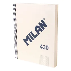 MILAN Notebook А4 beige 5/5 HC SP 120 sh