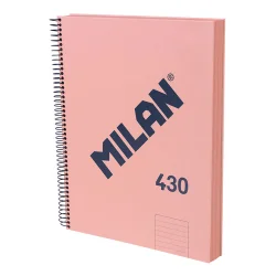 Notebook А4 Milan 1918 pink HC SP 120 sh