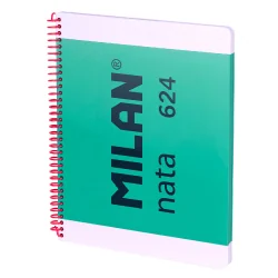 Тетрадка А4 Milan Nata зелена ТК СП. 80л