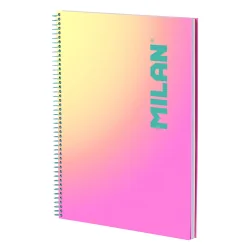 Notebook А4 Milan Sunset pnk HC SP 90 sh
