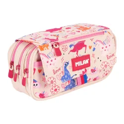 Milan Flowicorn 4-zip Pencil case empty