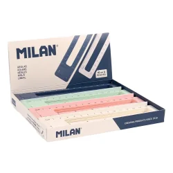 MILAN Display box ruler 15cm 20 pieces