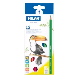Milan TOUCAN Color Pencils 12 colors
