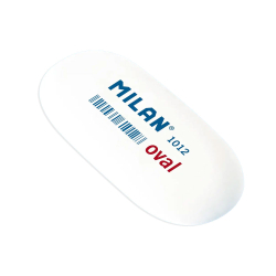 MILAN 1012 Oval rubber white