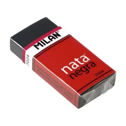Milan 7024 Nata soft eraser black