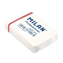 MILAN 412 Professional Soft eraser white