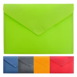 Папка с копче OfBox V-Lock A4+ асорти