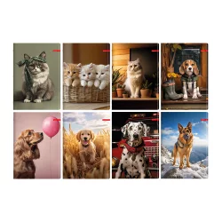 Notebook A5 Ilijanum Pets UV 60 sheets