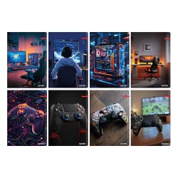 Тетрадка A4 Ilijanum Gamer UV 60л офсет