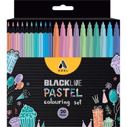 Комплект Adel Blackline Pastel Colors