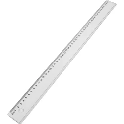 Ruler 50 cm transparent