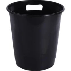 Кошче за отпадъци PVC плътно черно 12 л